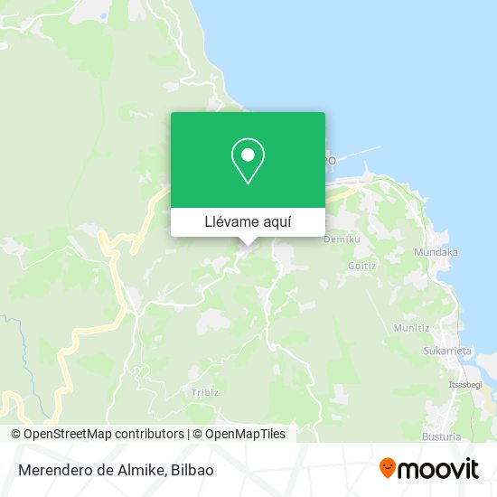 Mapa Merendero de Almike