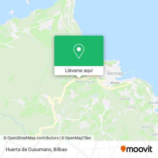 Mapa Huerta de Cusumano