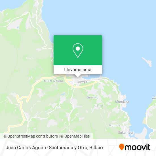 Mapa Juan Carlos Aguirre Santamaría y Otro