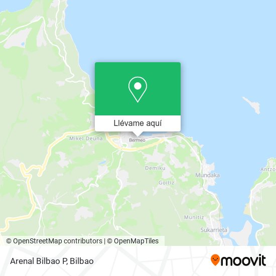 Mapa Arenal Bilbao P