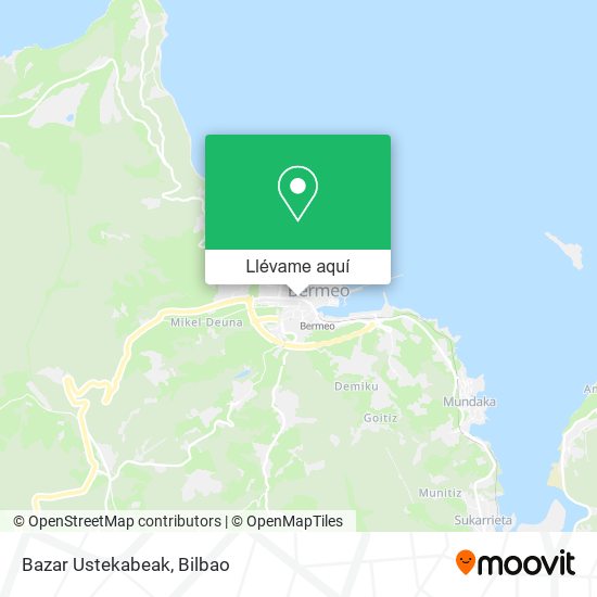 Mapa Bazar Ustekabeak
