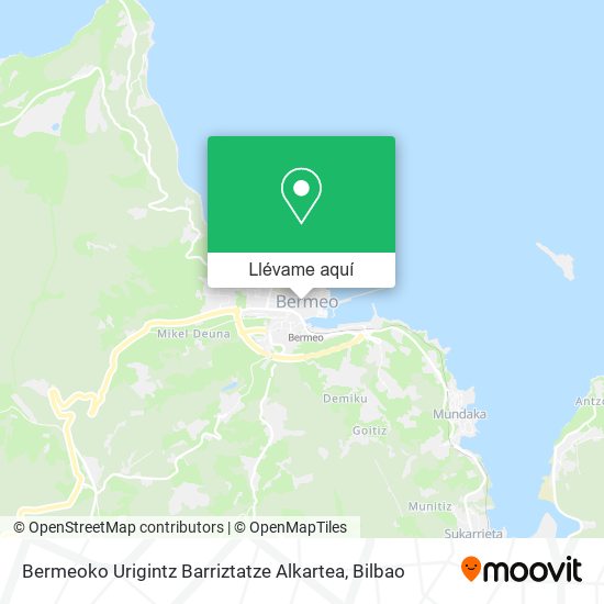 Mapa Bermeoko Urigintz Barriztatze Alkartea