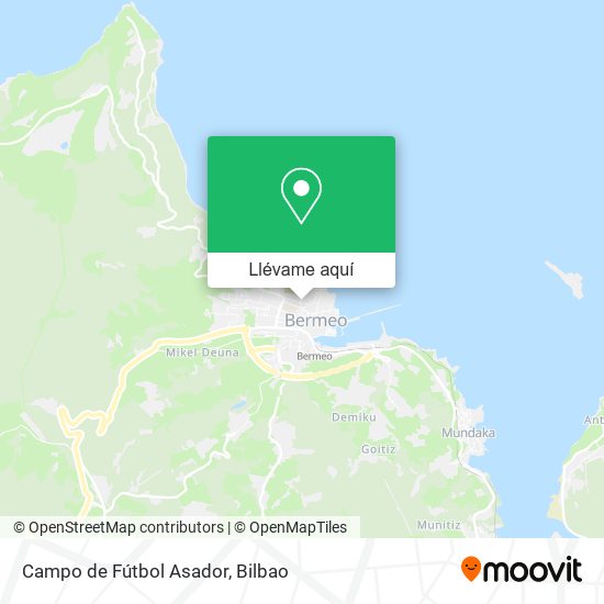Mapa Campo de Fútbol Asador