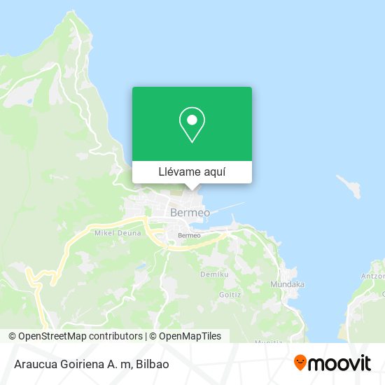 Mapa Araucua Goiriena A. m