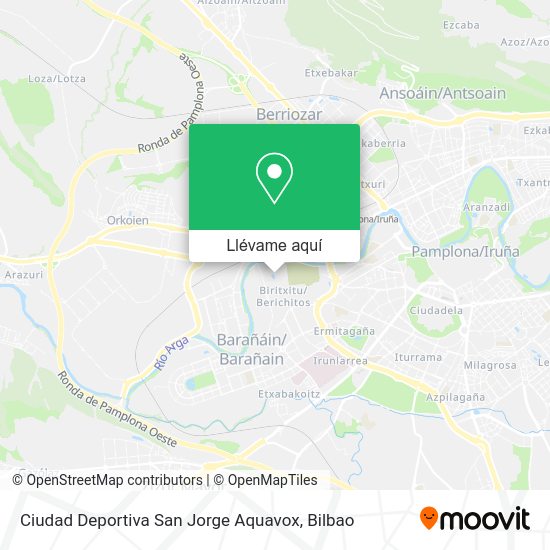 Mapa Ciudad Deportiva San Jorge Aquavox