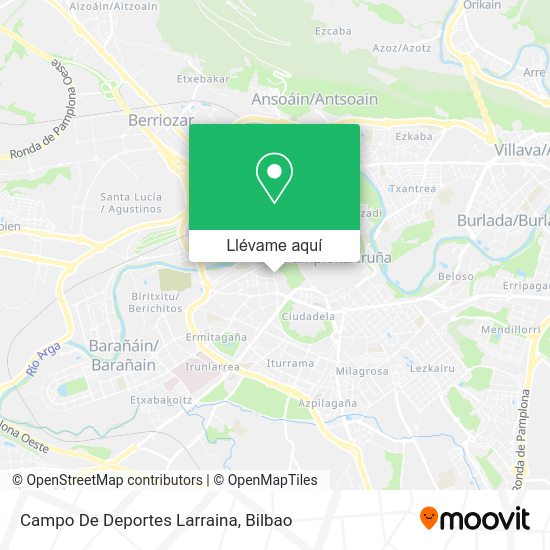 Mapa Campo De Deportes Larraina
