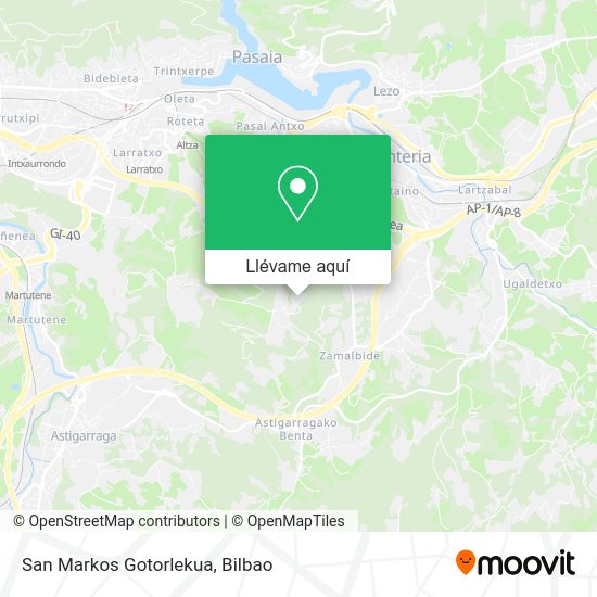 Mapa San Markos Gotorlekua