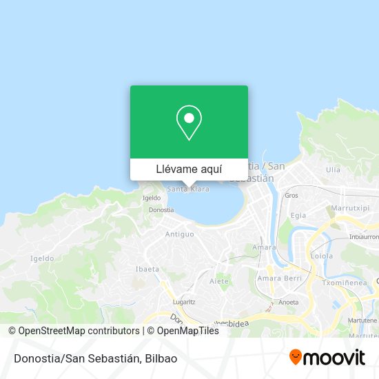 Mapa Donostia/San Sebastián