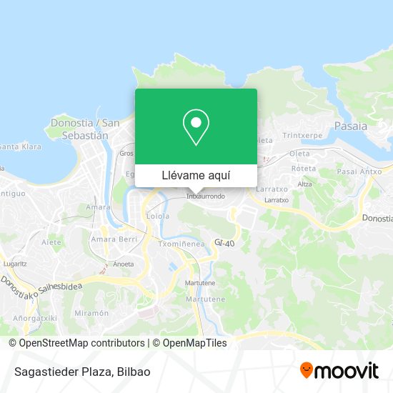 Mapa Sagastieder Plaza