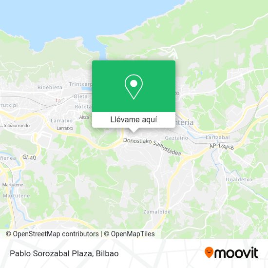 Mapa Pablo Sorozabal Plaza