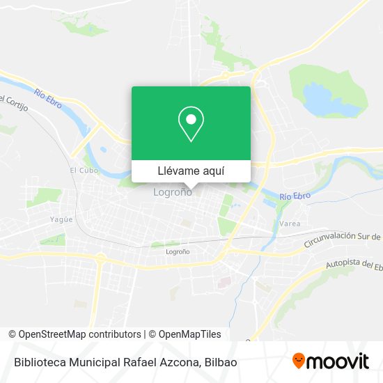Mapa Biblioteca Municipal Rafael Azcona