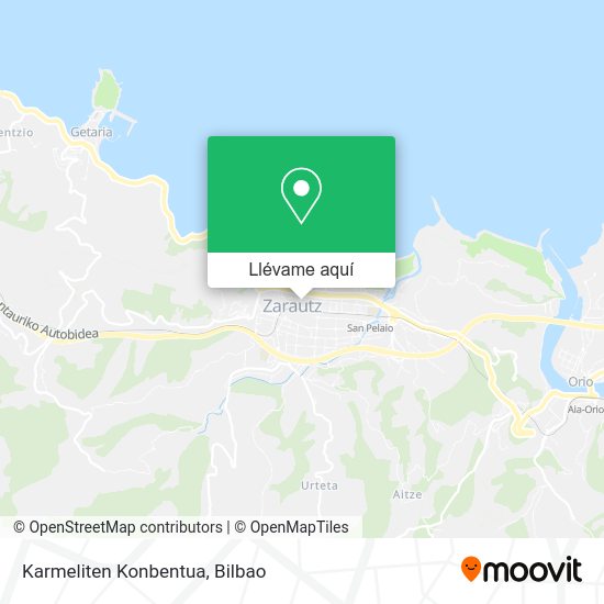 Mapa Karmeliten Konbentua