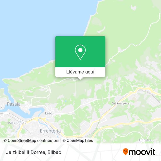 Mapa Jaizkibel II Dorrea