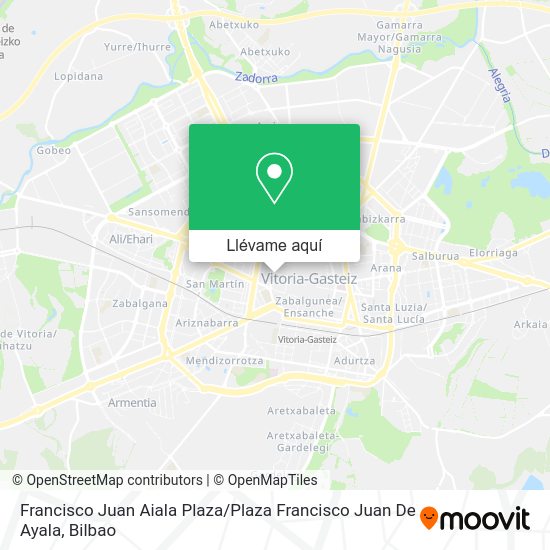 Mapa Francisco Juan Aiala Plaza / Plaza Francisco Juan De Ayala