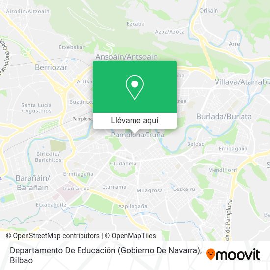Mapa Departamento De Educación (Gobierno De Navarra)