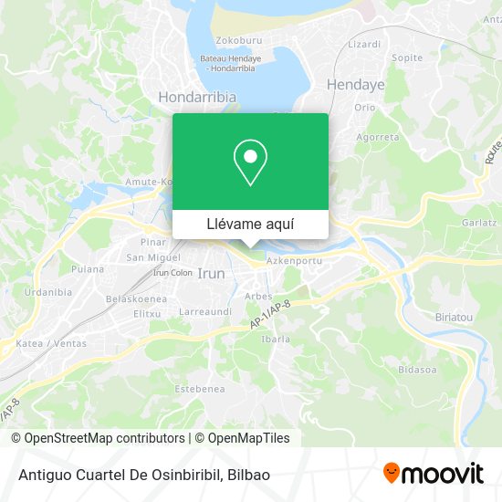 Mapa Antiguo Cuartel De Osinbiribil