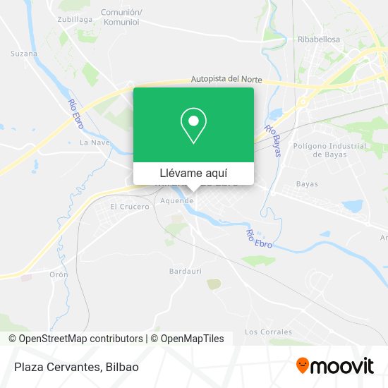 Mapa Plaza Cervantes