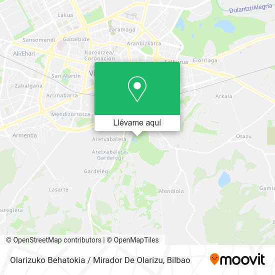 Mapa Olarizuko Behatokia / Mirador De Olarizu