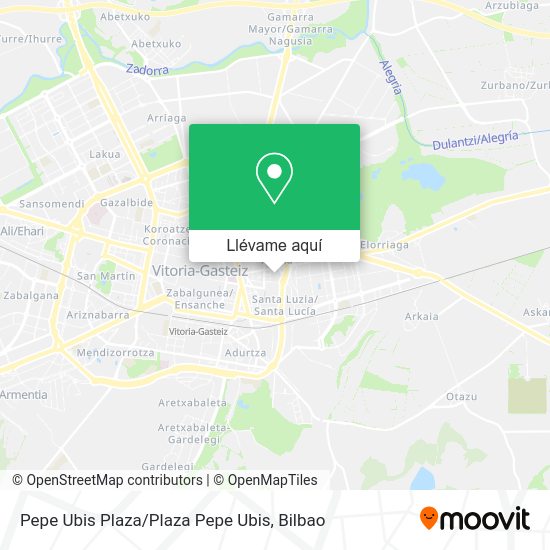 Mapa Pepe Ubis Plaza / Plaza Pepe Ubis