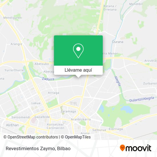 Mapa Revestimientos Zaymo