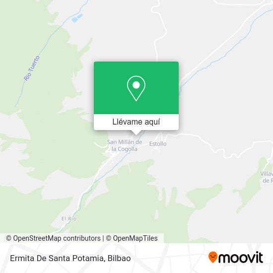 Mapa Ermita De Santa Potamia