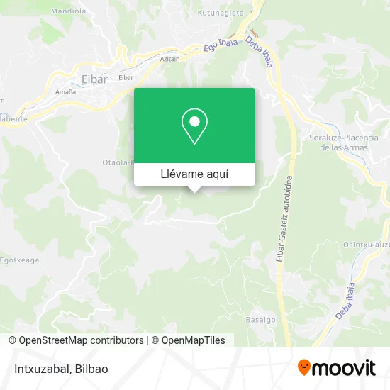 Mapa Intxuzabal