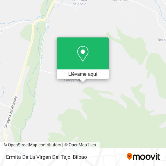 Mapa Ermita De La Virgen Del Tajo