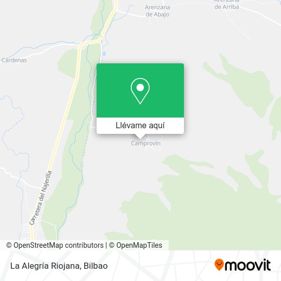 Mapa La Alegría Riojana