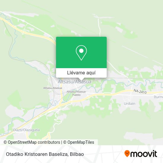 Mapa Otadiko Kristoaren Baseliza