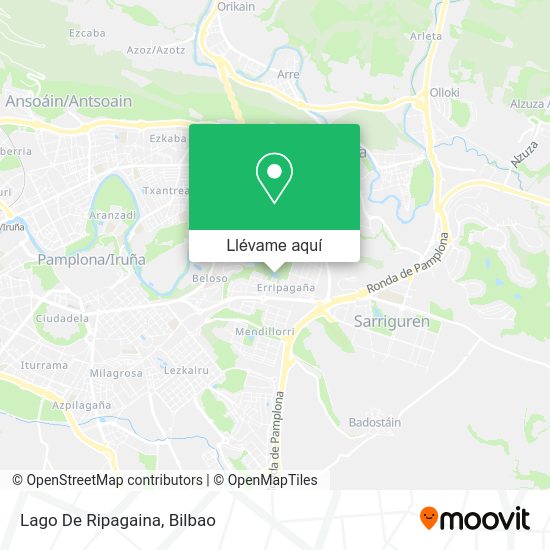 Mapa Lago De Ripagaina