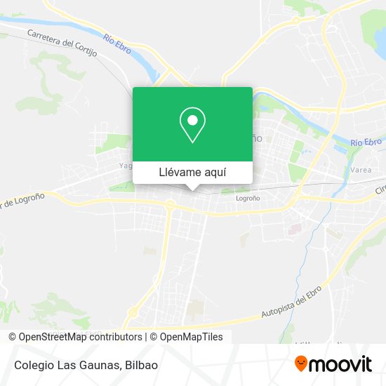 Mapa Colegio Las Gaunas