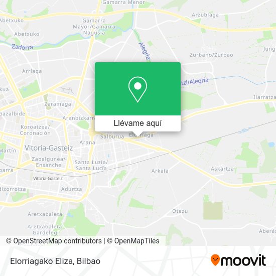 Mapa Elorriagako Eliza