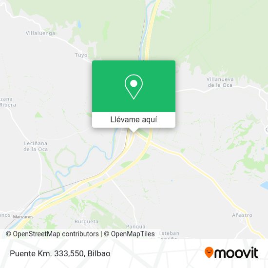 Mapa Puente Km. 333,550