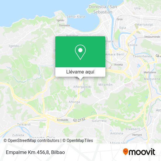 Mapa Empalme Km.456,8