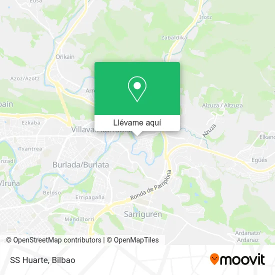 Mapa SS Huarte