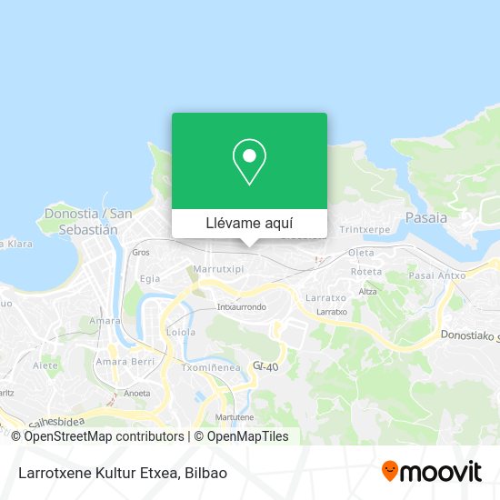 Mapa Larrotxene Kultur Etxea
