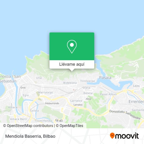 Mapa Mendiola Baserria