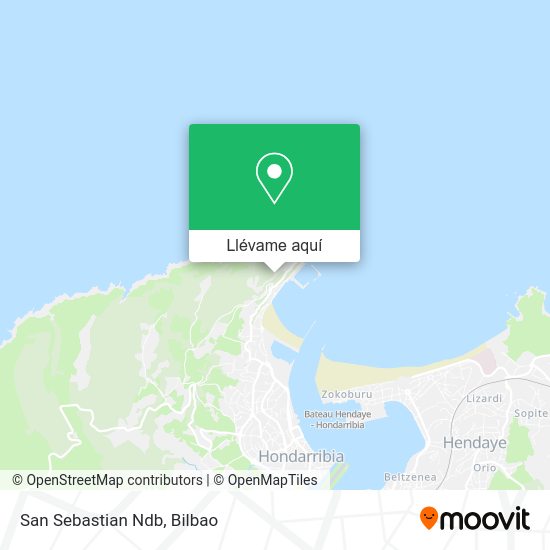 Mapa San Sebastian Ndb