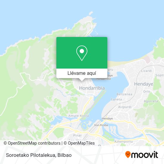 Mapa Soroetako Pilotalekua
