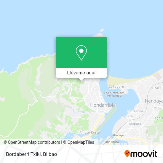 Mapa Bordaberri Txiki