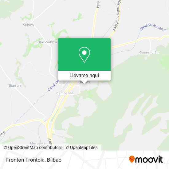 Mapa Fronton-Frontoia