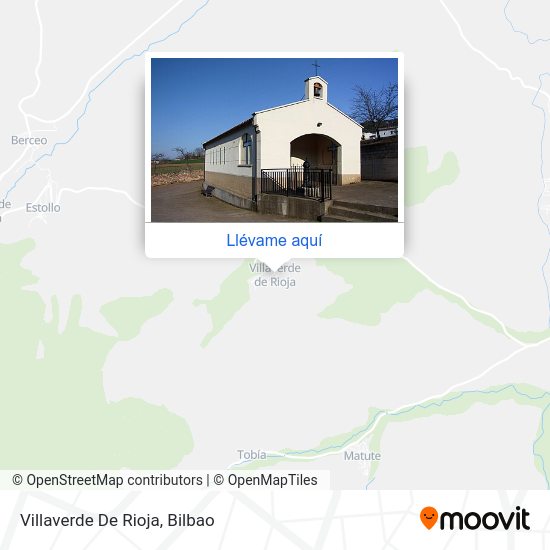 Mapa Villaverde De Rioja