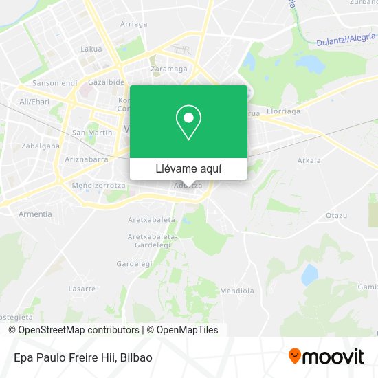Mapa Epa Paulo Freire Hii