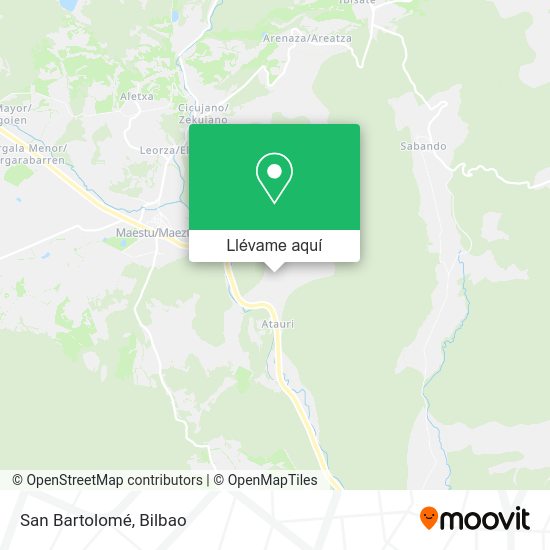 Mapa San Bartolomé