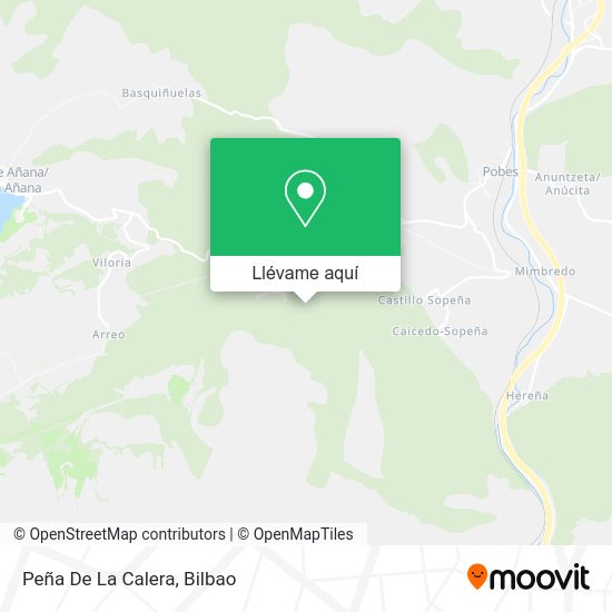 Mapa Peña De La Calera