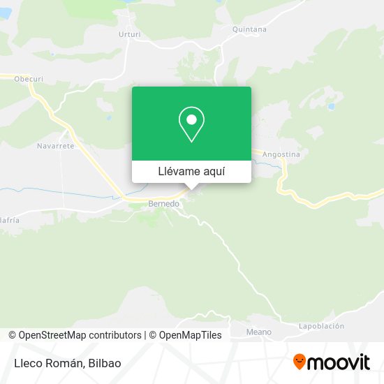 Mapa Lleco Román