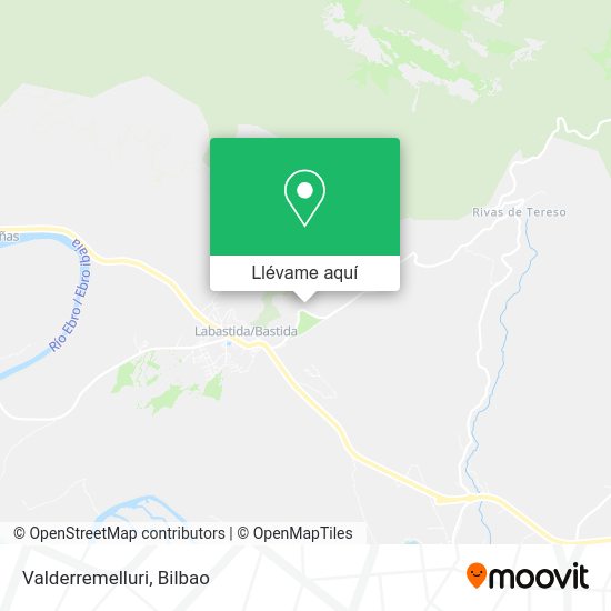Mapa Valderremelluri