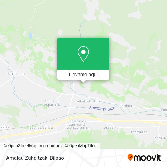 Mapa Amalau Zuhaitzak
