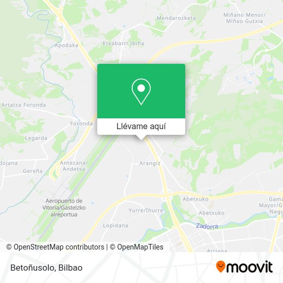 Mapa Betoñusolo