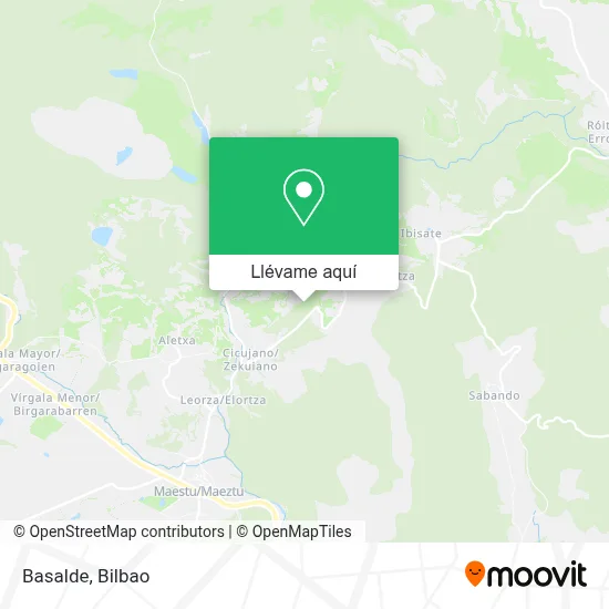 Mapa Basalde